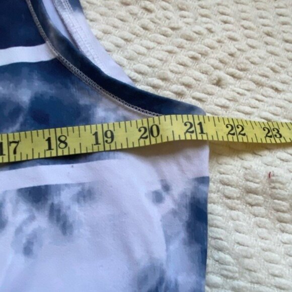 New Directions Studio Blue & White Tie-Dye Sleeveless Tank Top Size XL - Picture 5 of 7